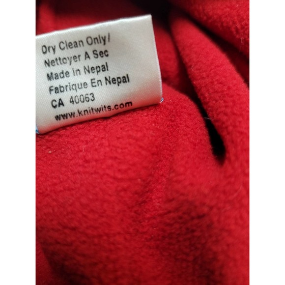 Vtg 100% Wool Finding Nemo Inspired Beanie Hat Pom Poms - Picture 8 of 8